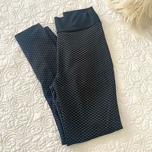 TikTok leggings Black Gray